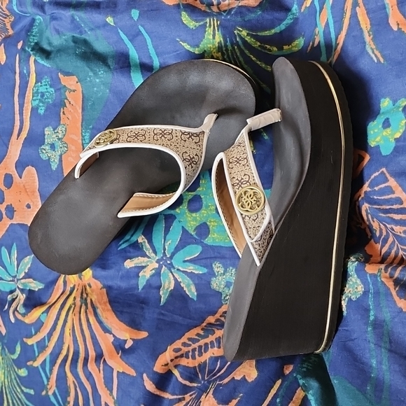 Guess Shoes - Guess wedge thong sandals